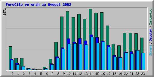 Poroilo po urah za Avgust 2002