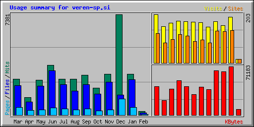 Usage summary for veren-sp.si