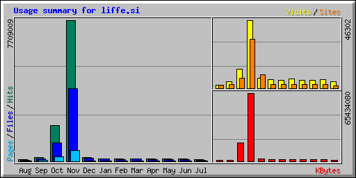 Usage summary for liffe.si