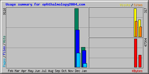 Usage summary for ophthalmology2004.com