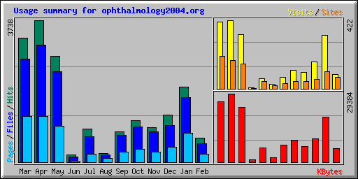 Usage summary for ophthalmology2004.org