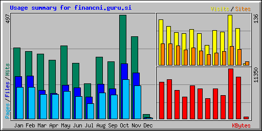 Usage summary for financni.guru.si