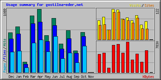 Usage summary for gostilna-eder.net