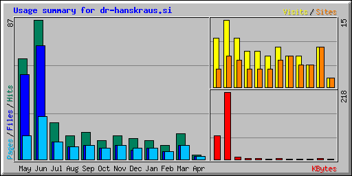 Usage summary for dr-hanskraus.si