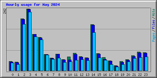 Hourly usage for May 2024