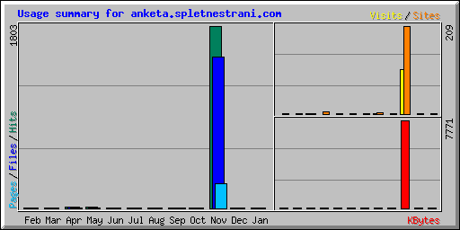 Usage summary for anketa.spletnestrani.com