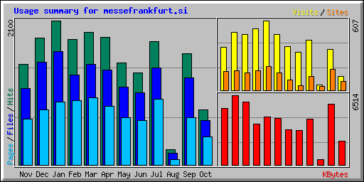 Usage summary for messefrankfurt.si