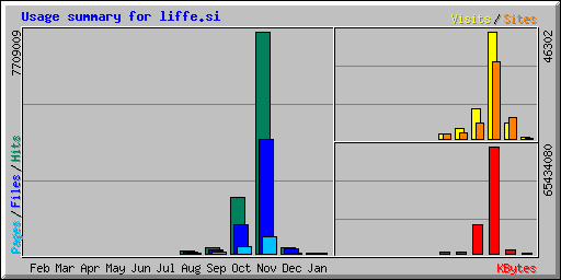 Usage summary for liffe.si