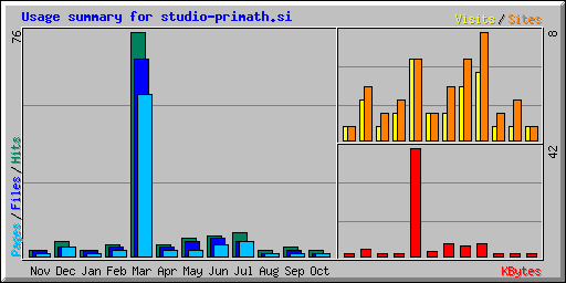 Usage summary for studio-primath.si