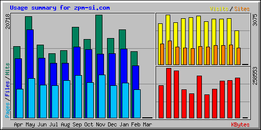 Usage summary for zpm-si.com